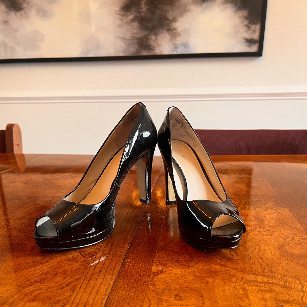 Black Nine West heels